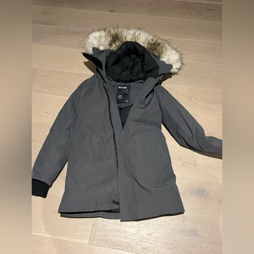 aritzia grey haven parka-SMALL